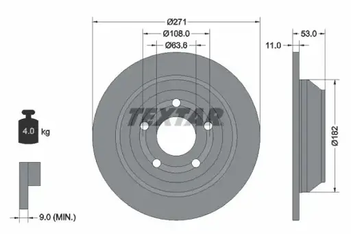 Arka Fren Diski L1TC2A315AA resmi