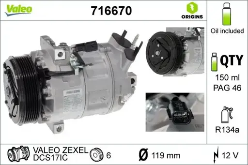 Klima Kompresörü 92600ET02A resmi