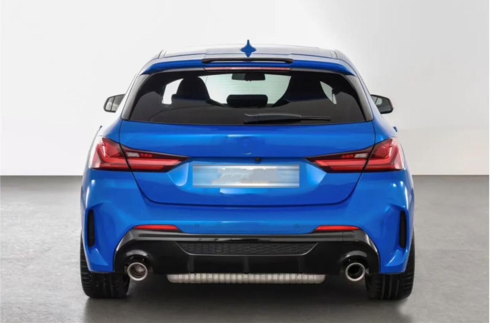 BMW 1 Serisi F40 M-Paket Arka Tampon Alt Difüzör Çift Çıkış