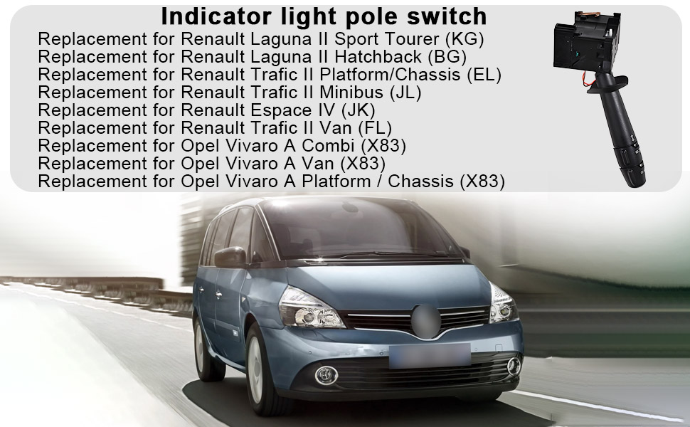 Opel Vivaro Plaka Lambası