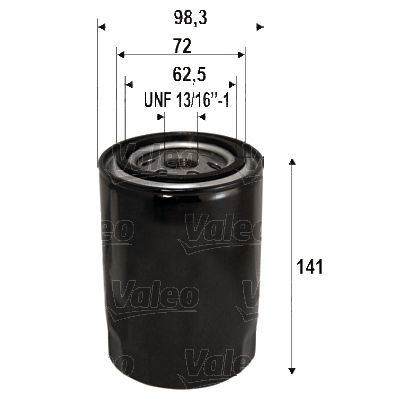 VALEO 586112 | Yağ Filtresi (Cadillac Sevılle II 5.7 D)