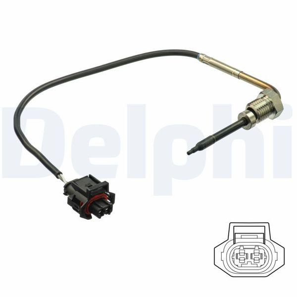 DELPHI TS30208 | Egzoz Sıcaklık Sensorü-Chevrolet 01 / 2007-12 / 2011