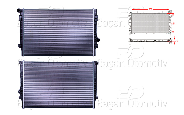 AUTOLUX 1113057-22 | Su Radyatörü Mekanik Mt 650X433x32 VW Golf7 Passat Audi A3 Tt Seat Leon 1.8 TSI 2.0 1.8 TFSI 2.0 TFSI 2.0 Gtı 2.0 Cupra 13 >