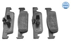 MEYLE 0252570217 | Fren Balatası Dacia Logan II (10 / 12 -) Sandero II (10 / 12 -) Renault Clio IV (11 / 12 -) Logan II (09 / 12 -) Sandero / Stepway II (11 / 13 -) Thalia I