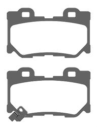 MGA 56600 | Balata Fren Arka-(Infiniti Fx30 3.0 Dt / Fx37 3.7 / Infiniti G7 3.7 / Q50 / Q60 / Q70 / Nissan: 370Z 2006 > > )