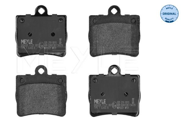 MEYLE 0252190015 | Fren Balatası Mercedes-Benz Bm 202 (C-Class) (03 / 93-03 / 01)