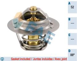 FAE 5204388 | Termostat 88 °C (Contalı) Freelander 1 98-06 Mg Rover