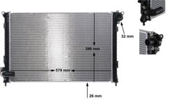 MAHLE CR983000S | Motor Su Radyatörü Mini R50 R53 01-06 R52 04-08