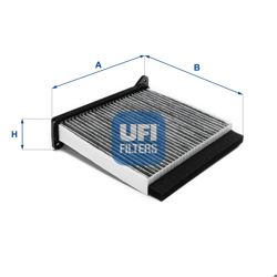 UFI 54.220.00 | Kabin Filtre-(Mitsubishi Lancer 04-/ / Outlander / Grandıs 03-/ L200 Cr 06-/)