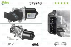 VALEO 579748 | Silecek Motoru Nissan Note (05 -)