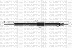 KRAFTVOLL 05030049 | Kızdırma Bujisi 11V Ssangyong Actyon-Kyron-Rexton-Rodıus 2.0 2.7 Xdı Buji Marka | 12 Adet