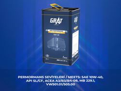 GRAT 610416 | Motor Yagı 16 Litre 10W-40 Apı Cı-4 / Sl Acea E7-16 / E4-16 Volvo Vds-3 Renault Rld-2 Man M3277-Volvo Onaylı